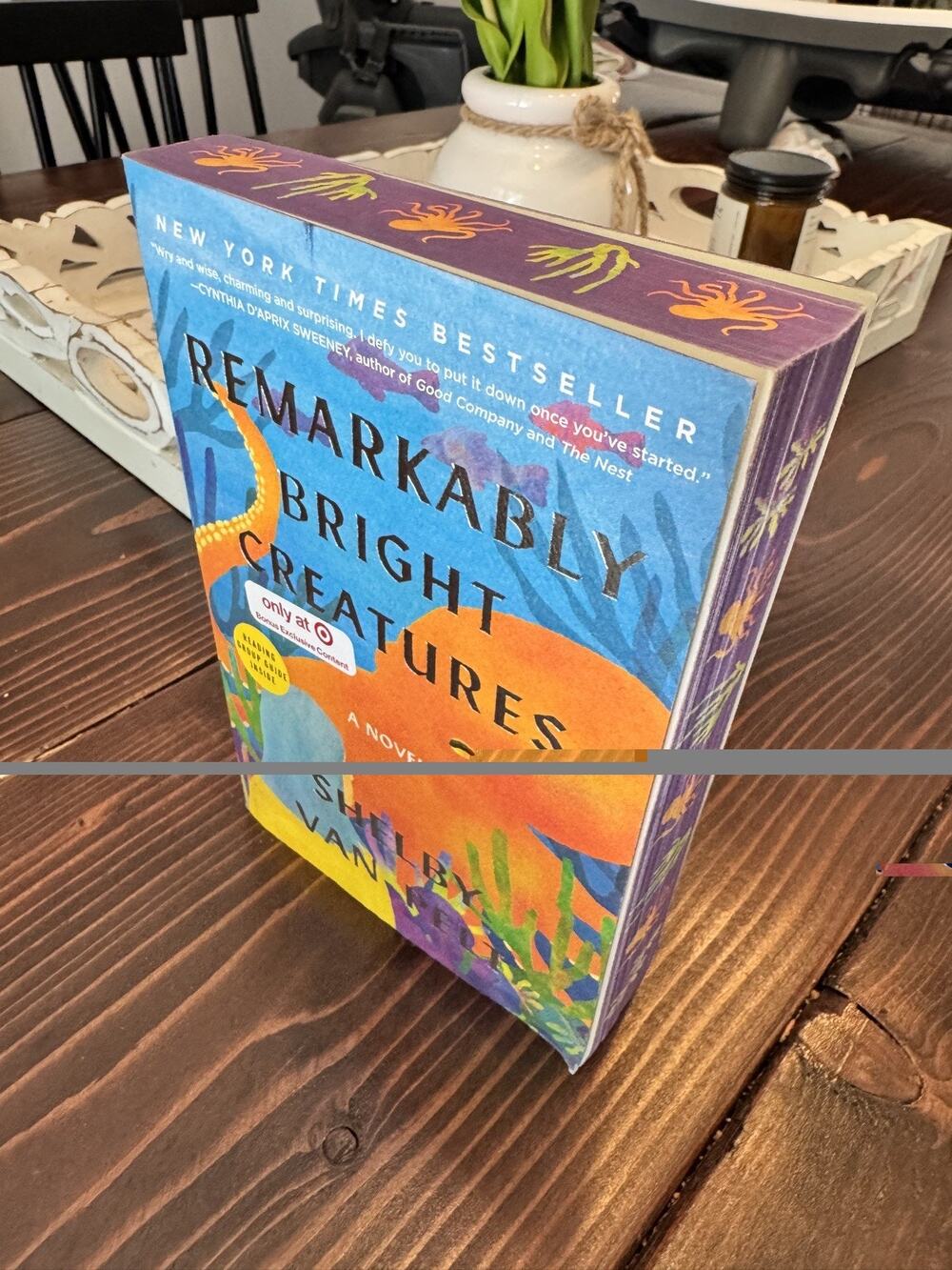 RARE Target Exclusive Remarkably Bright Creatures by Shelby Van Pelt Purple Edge